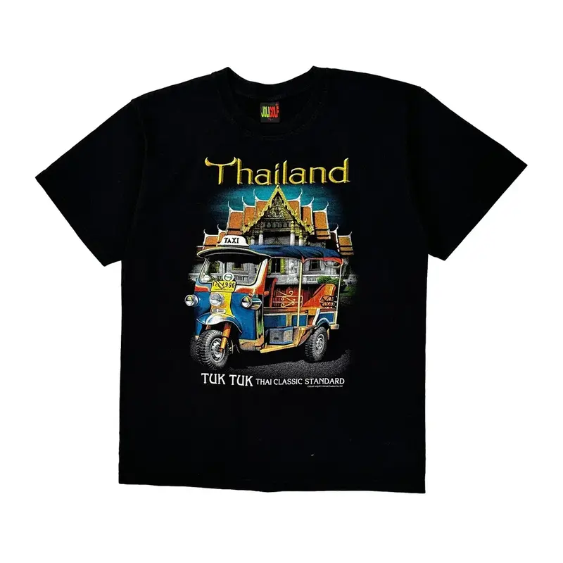 Thailand Joli Golf Graphic T-Shirt - Large Black Cotton
