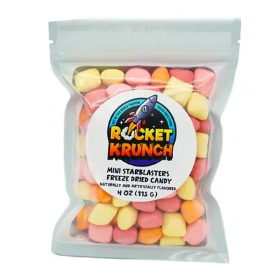 4 oz Mini Starblasters Freeze Dried Hard Candy Sweet Snack Candies Bonbon freeze-dried candy Flavor
