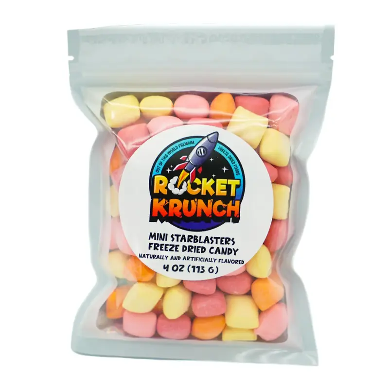 4 oz Mini Starblasters Freeze Dried Hard Candy Sweet Snack Candies Bonbon freeze-dried candy Flavor