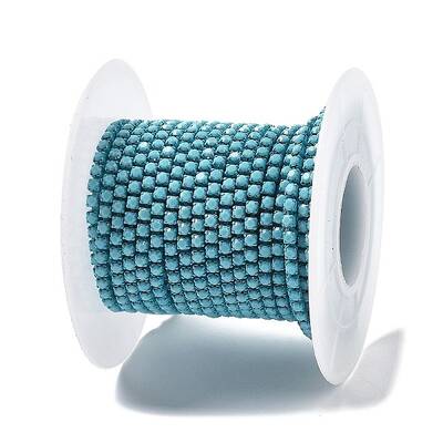 Iron Rhinestone Glass Cup Chain