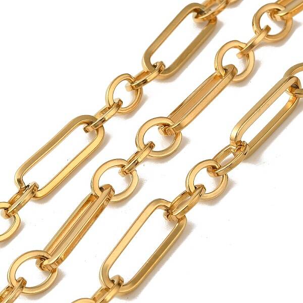 Ion Plating(IP) 304 Stainless Steel Rectangle Link Chains
