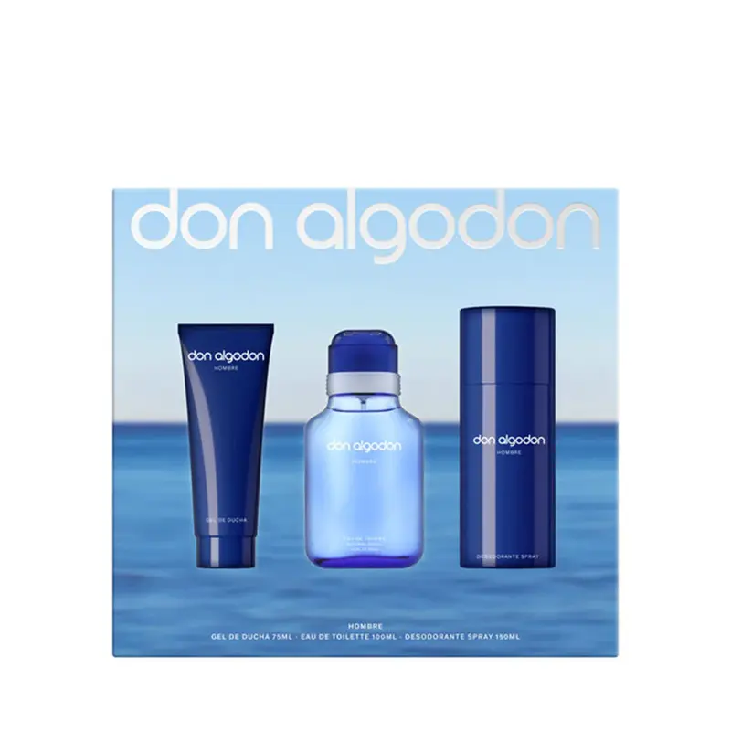 Don Algodón Est D Algodon Man 100 ml Deodorant 150 ml Gel 75 ml