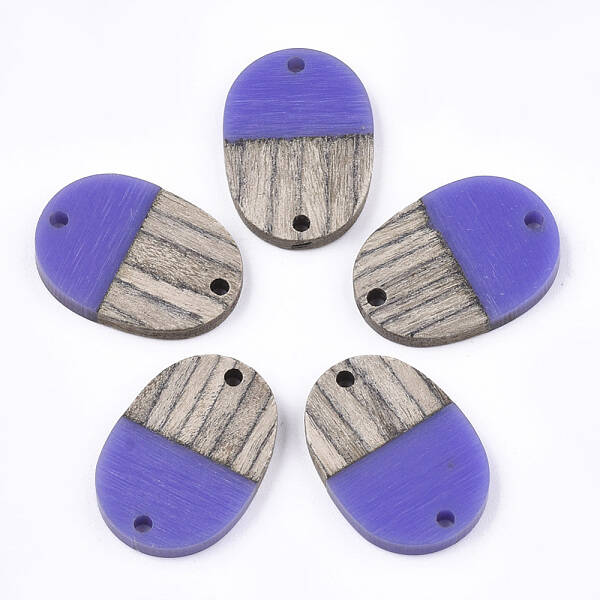Resin & Wenge Wood Links connectors