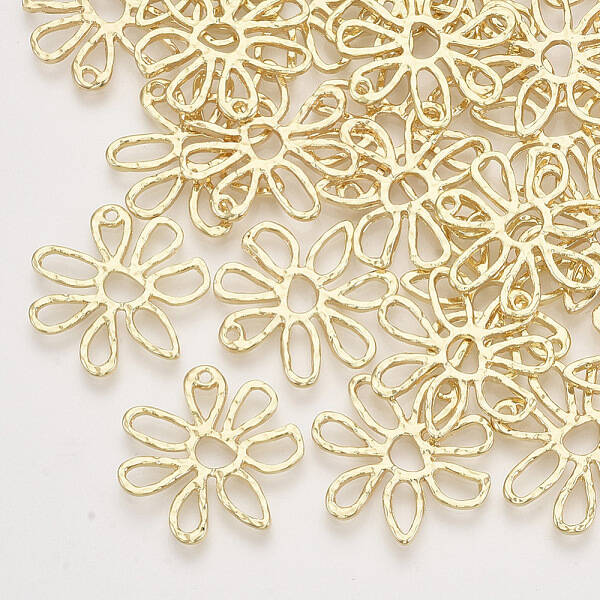 Alloy Open Back Bezel Pendants
