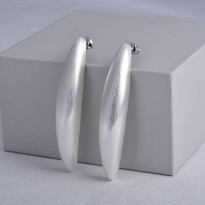 Banana Brass Stud Earrings for Women