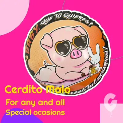 Baby what you want, 18 inch balloon