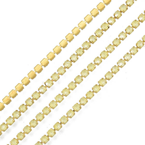 Brass Rhinestone Strass Chains