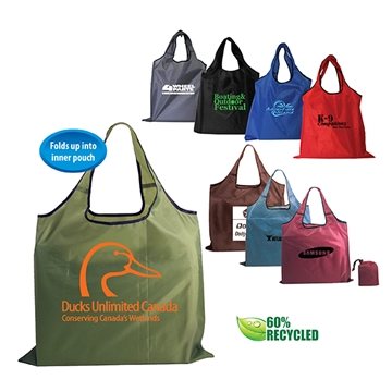 100 Promotional RPET Fold-Away Carryall - Recycled PET