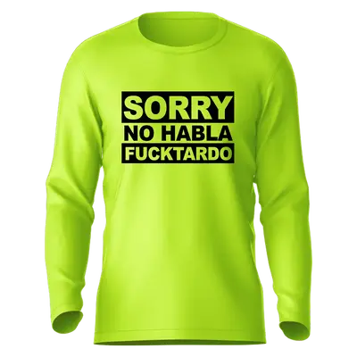 F*cktardo - Hi-Visibility UPF 50 Long Sleeve Sun Shirt
