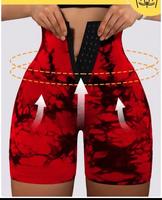 “High-Elastic Training Pants – Perfect for Sports & Fitness! Comfortable, Stretchable, and Breathable Tie-Dye Yoga Shorts...