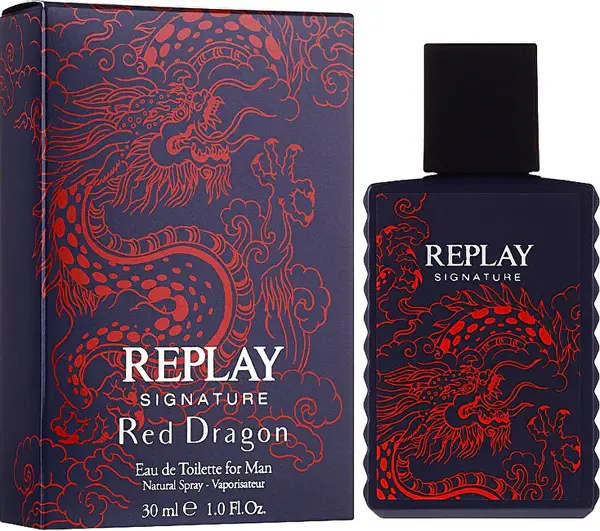 Replay Signature Red Dragon Men - EDT - Volume: 30 ml