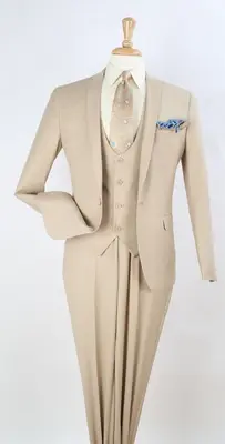 Royal Diamond Slim-Fit Men's 3-Piece Fashion Suit