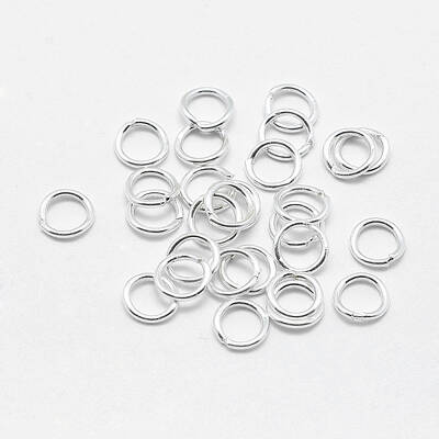 925 Sterling Silver Round Rings