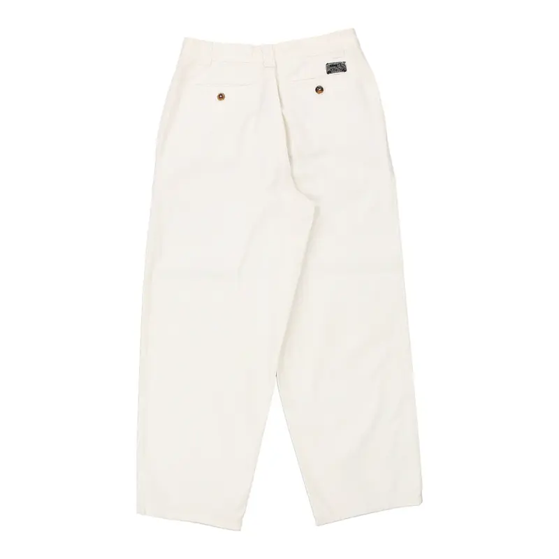 Age 13 Valentino Trousers - 28W 24L White Cotton