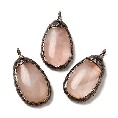 Natural Rose Quartz Pendants
