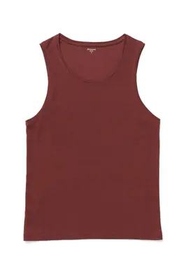 W's Tree Tank | Color: Terra Red | Size: M
