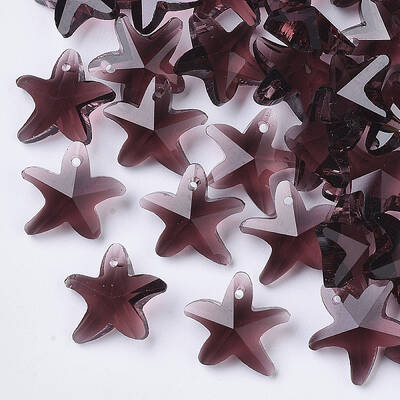 Transparent Glass Charms