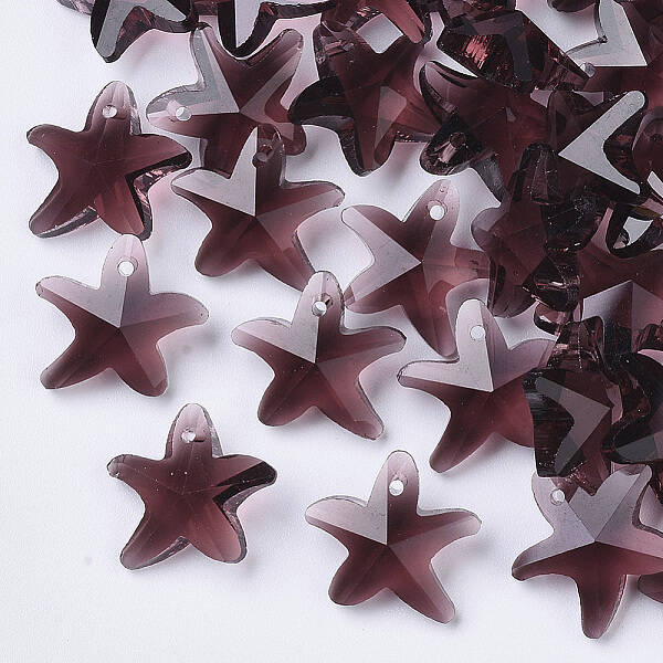 Transparent Glass Charms