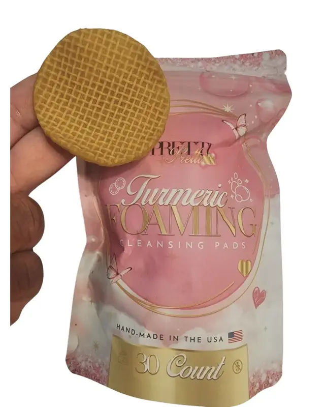 Turmeric Kojic Acid Cleansing Pads for acne and dark spots