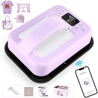 AKEYDIY Heat Press Machine for Clothes Mouse Pad Pillow for Gifts,Portable Multifunctional lron Press Machine With LCD Screen...