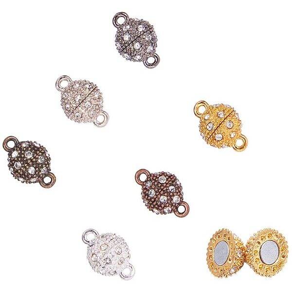 Alloy Magnetic Clasps with Loops