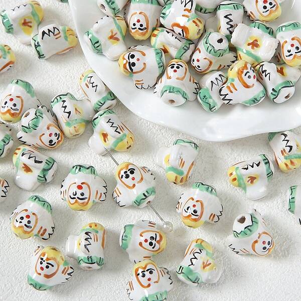 Pearlized Handmade Porcelain Beads