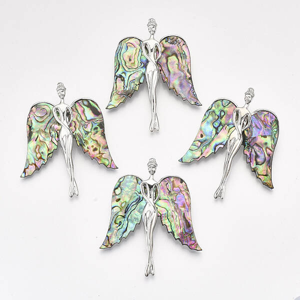 Abalone Shell/Paua Shell Brooches/Pendants