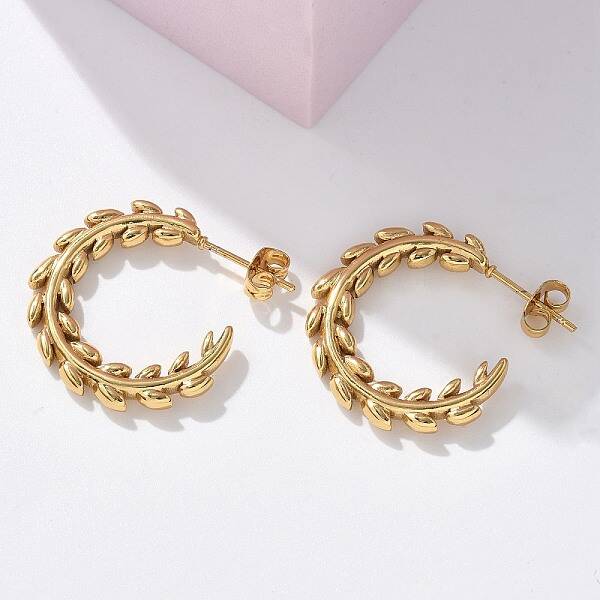 304 Stainless Steel Stud Earrings