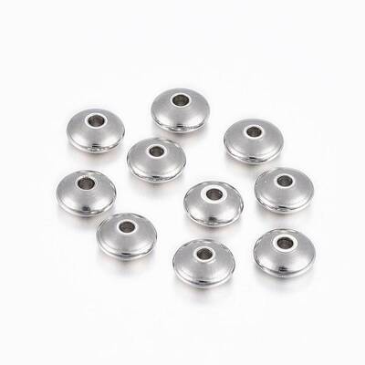 Tarnish Resistant 201 Stainless Steel Spacer Beads