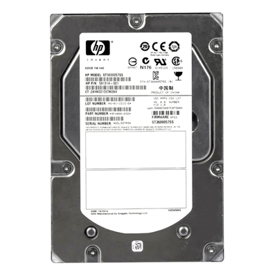 581314-001 HP 600GB 6Gb/s SAS 15000 3.5-inch 16MB Hard Drive