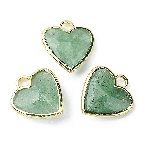 Natural Green Strawberry Quartz Pendants