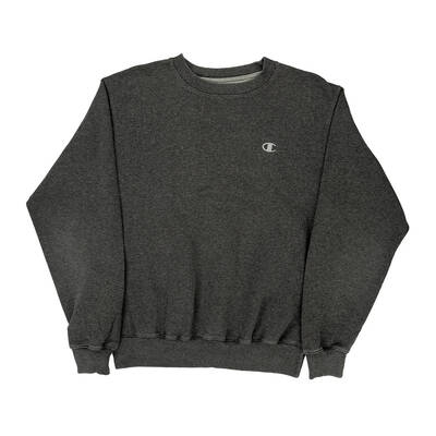 Champion Sweatshirt - Medium Grey Cotton Blend