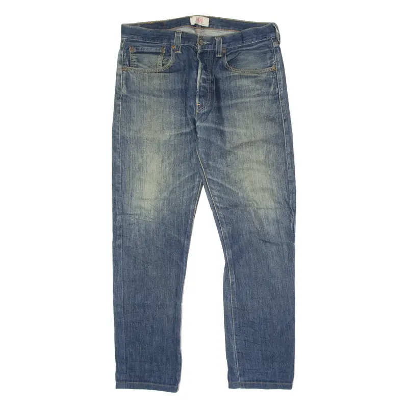 LEVI'S Altered Mens Jeans Blue Regular Straight Stone Wash W34 L28