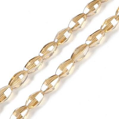 Electroplate Glass Beads Strands