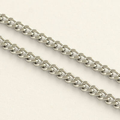 Tarnish Resistant 304 Stainless Steel Curb Chains