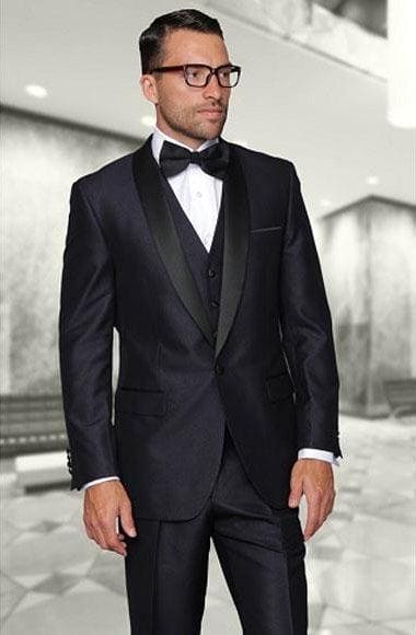 Dusty Blue Groomsmen Suits - Dusty Blue Suits
