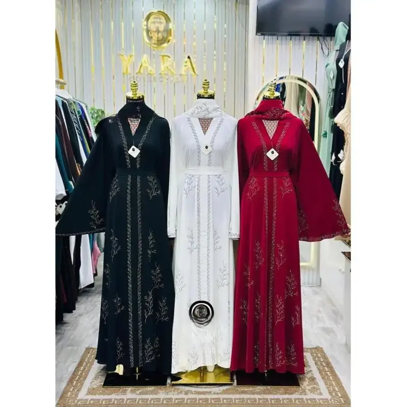 Yara Abaya Dress - High-Quality Materials & Expert Craftsmanship - Hand Wash Only - Elegant & Versatile Islamic Fashion for W...