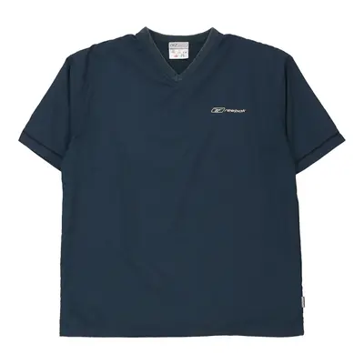 Realtree V-neck T-Shirt - XS Navy Polyester