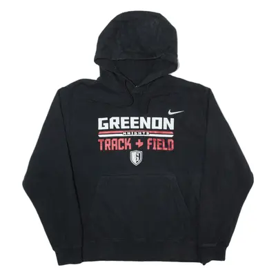 NIKE Greenon Knights Track & Field Hoodie Black Pullover Womens M