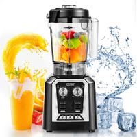 VEVOR Professional Blender, Commercial Countertop Blenders, 68 oz Jar Blender Combo, Stainless Steel 3 Functions Blender, for...