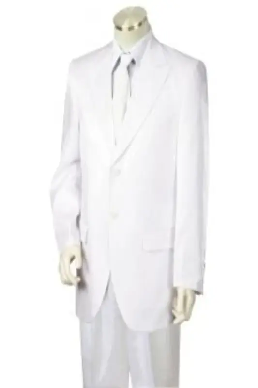 Canto Men's 3 Piece Tone on Tone Stripe Peak Lapel Fashion Suit