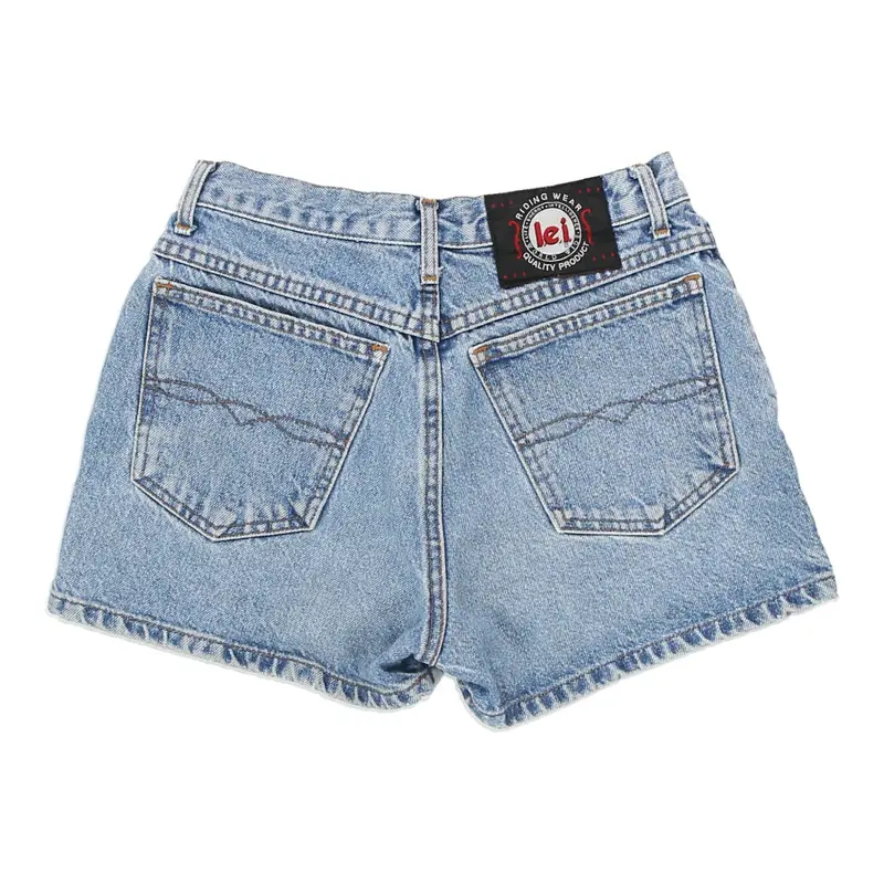 Lei Shorts - 24W UK 4 Blue Cotton