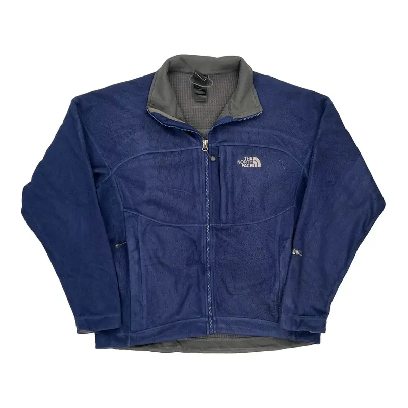 The North Face Fleece Jacket - Medium Blue Polyester