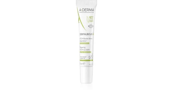 A-Derma Balsamo Labbra Idratante Dermalibour+ (Balsamo Labbra Riparatore Cica) 15 Ml