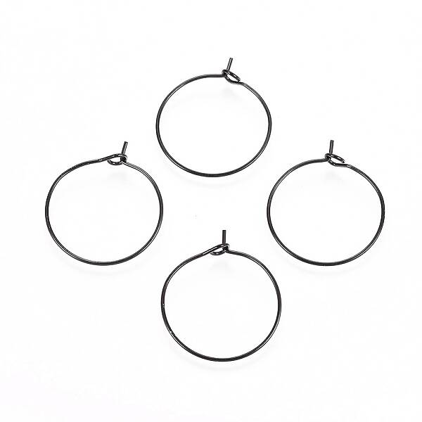 316L Surgical Stainless Steel Hoop Earring Findings