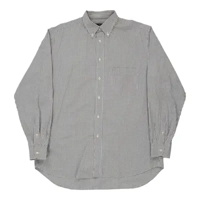 Les Copains Checked Shirt - Large White Cotton