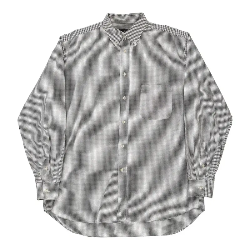 Les Copains Checked Shirt - Large White Cotton