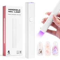 LadyMisty Portable Cordless Rechargeable Nail Lamp, Mini Handheld UV Nail Lamp for Gel Polish for Home DIY Manicure - Perfect...