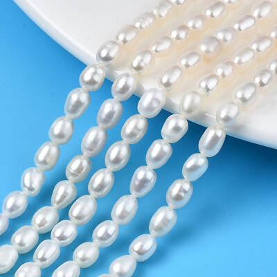 Natural Cultured Freshwater Pearl Beads Strands