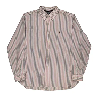 Ralph Lauren Striped Shirt - XL Pink Cotton
